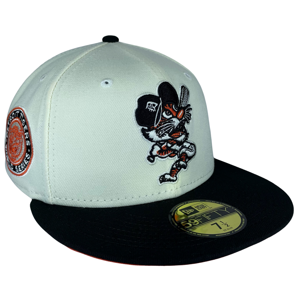 Detroit Tigers Chrome/Navy with Orange UV 1968 World Series Sidepatch 5950  Fitted Hat – Fan Treasures