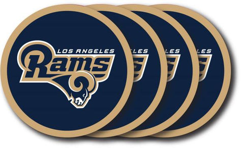 Los Angeles Rams 4 Pack Vinyl Coasters