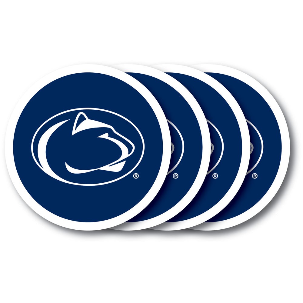 Penn State Nittany Lions 4 Pack Vinyl Coasters