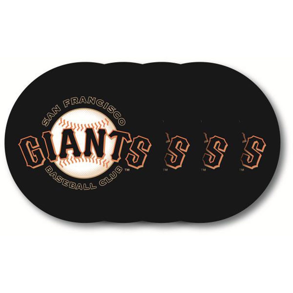 San Francisco Giants 4 Pack Vinyl Coasters
