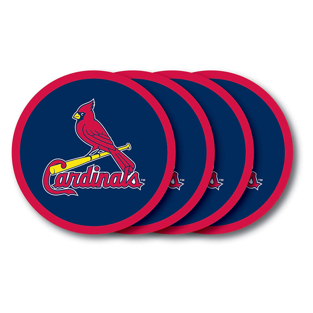 St. Louis Cardinals 4 Pack Vinyl Coasters