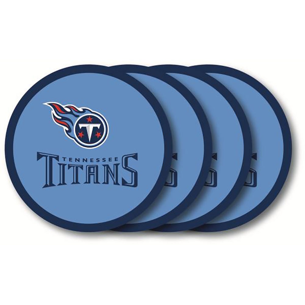 Tennessee Titans 4 Pack Vinyl Coasters