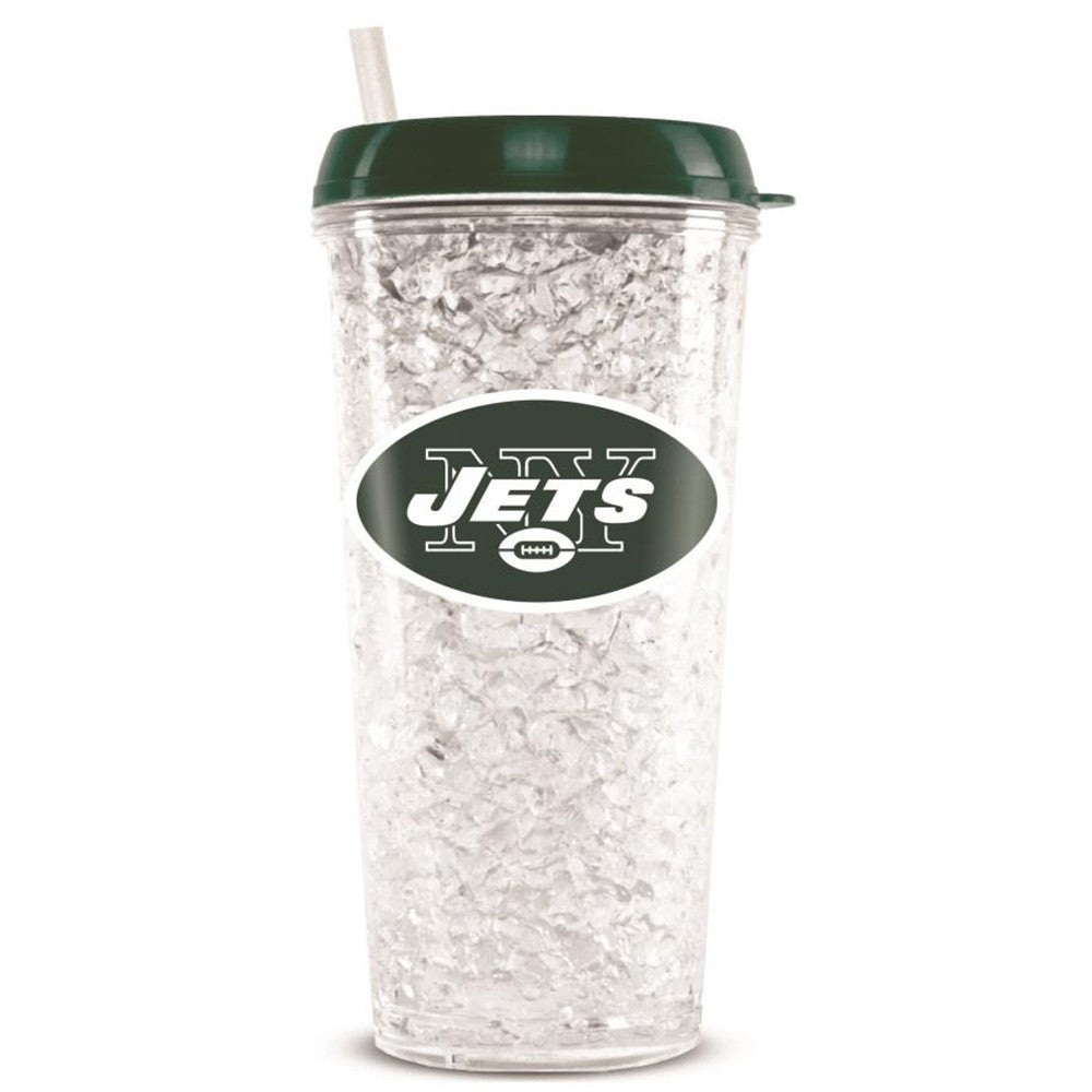 New York Jets Crystal Freezer Tumbler