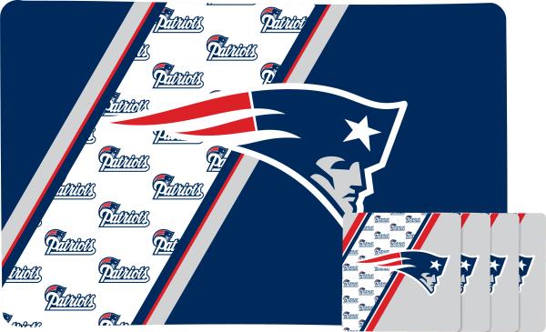 New England Patriots Placemat & Coaster Set