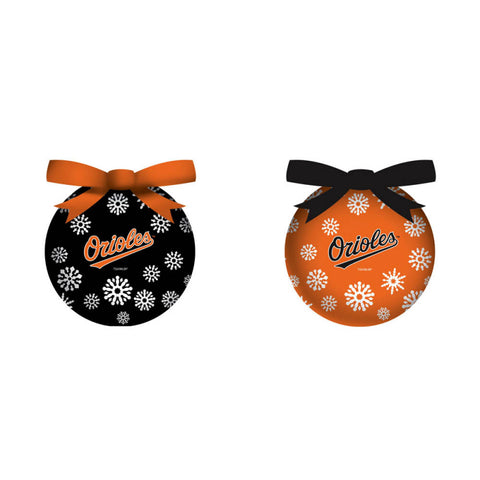 Baltimore Orioles LED Light Up Christmas Ornaments - Set of 6