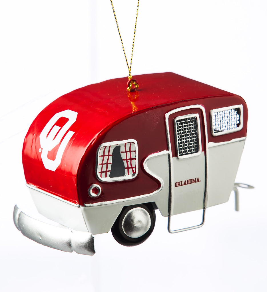 Oklahoma Sooners Team Camper Ornament