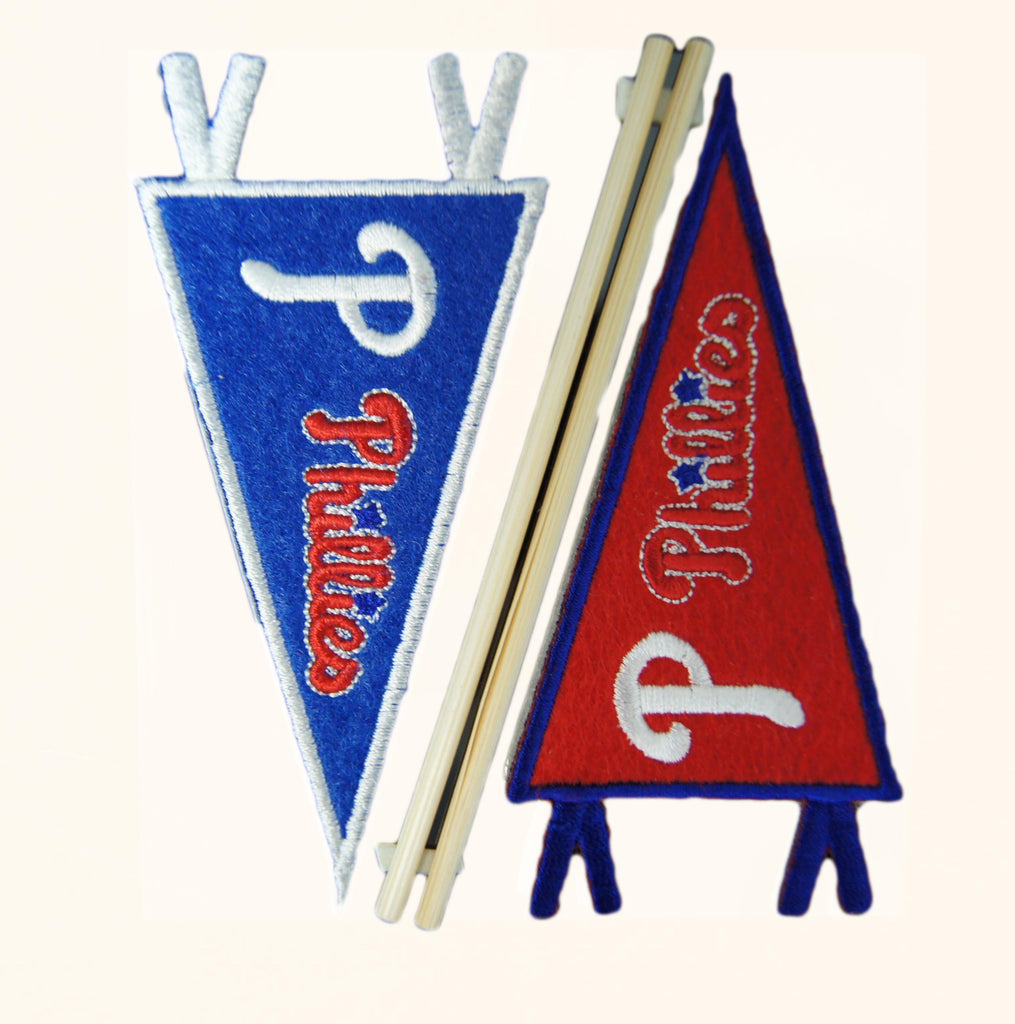 Philadelphia Phillies Embroid Pennant Stickers