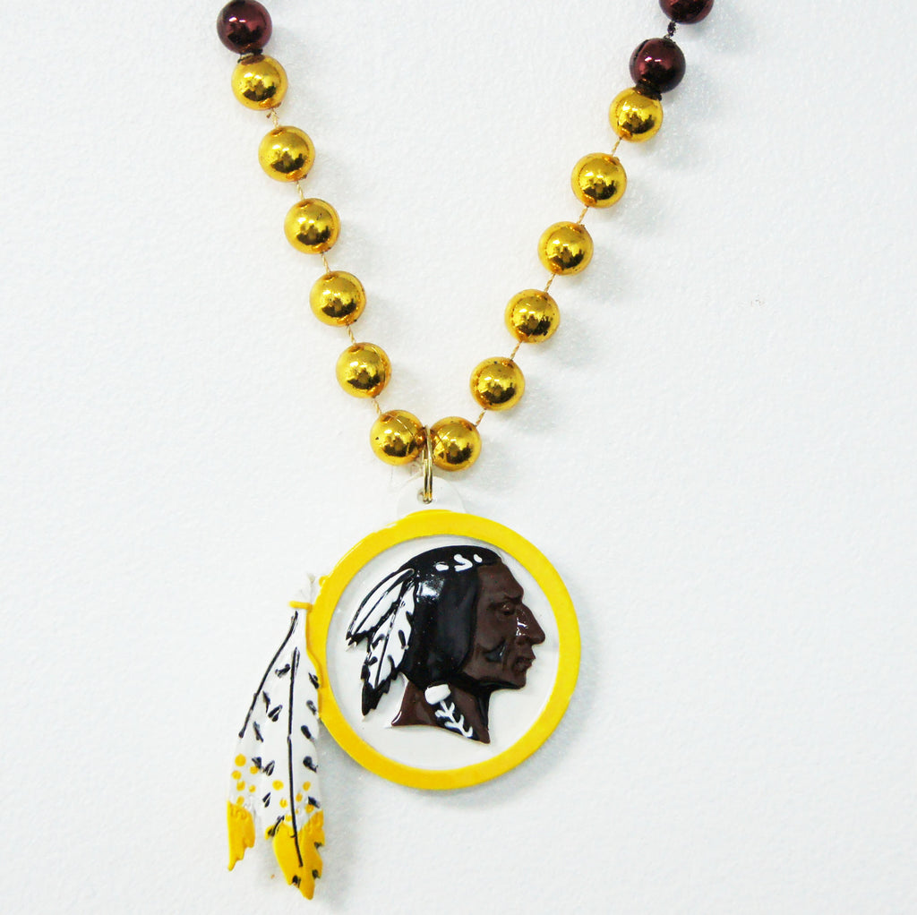 Washington Redskins Logo Beads