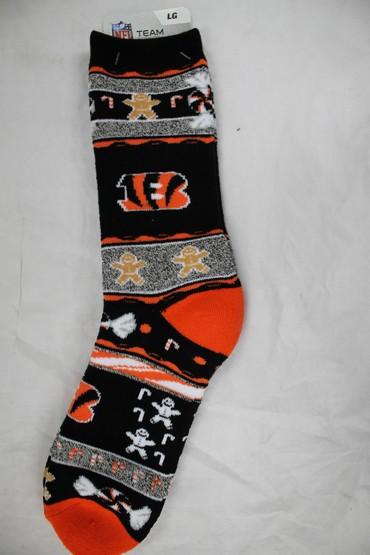 Cincinnati Bengals Ugly Xmas Socks