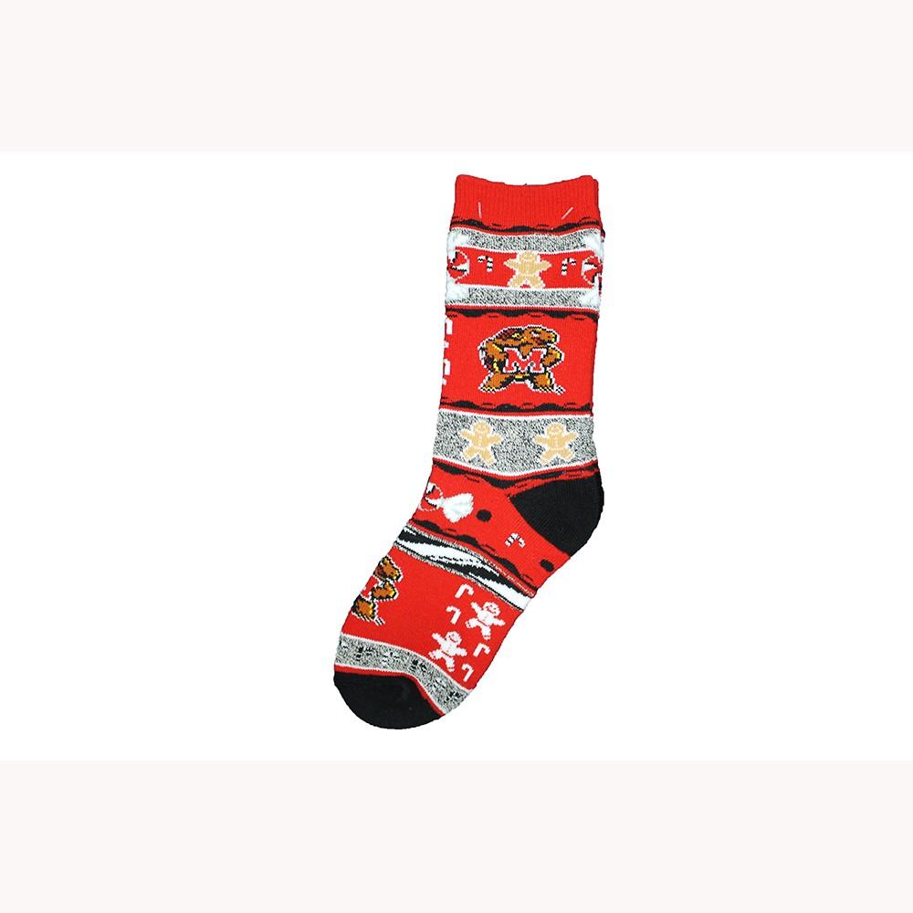 Maryland Terrapins Ugly Xmas Socks