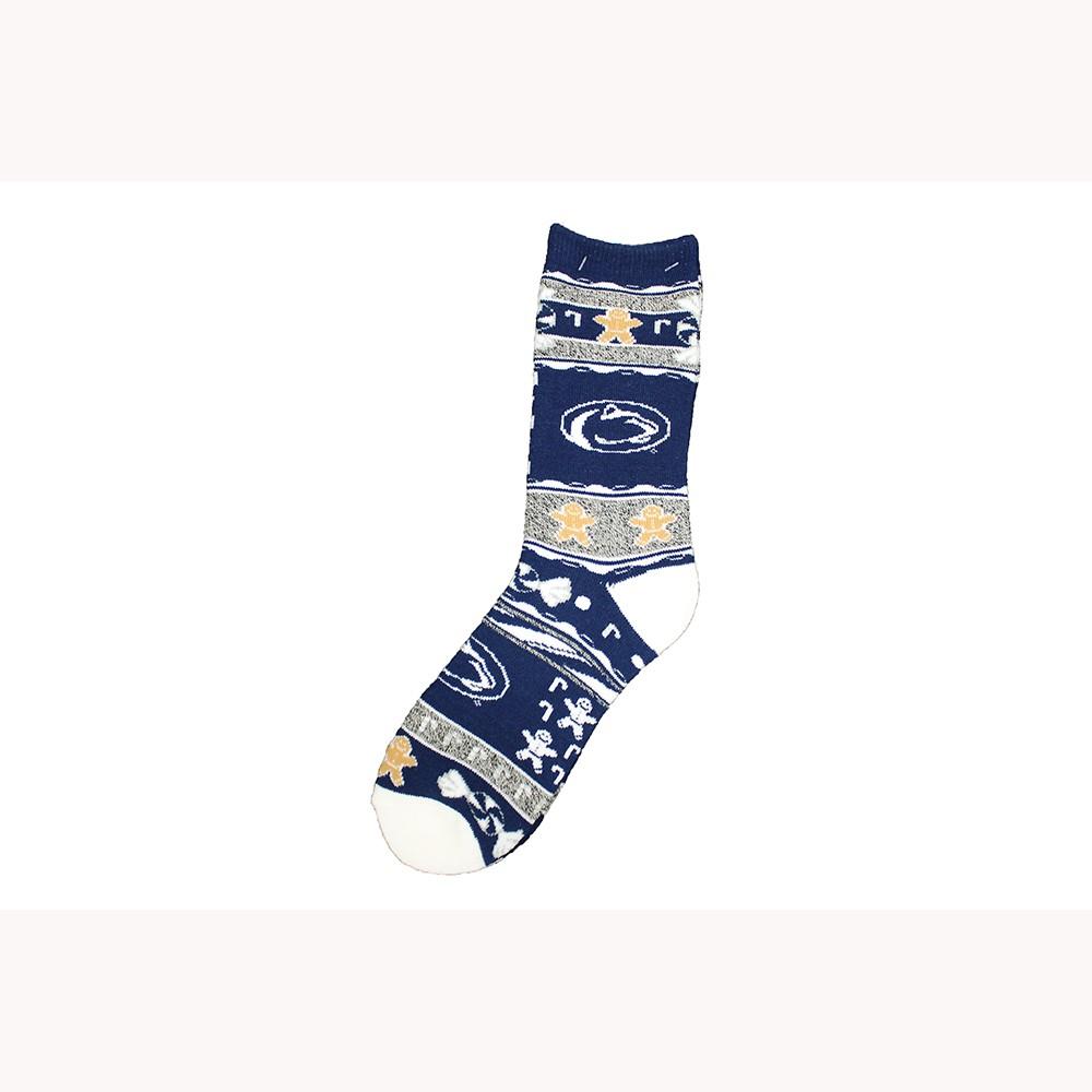 Penn State Nittany Lions Ugly Xmas Socks