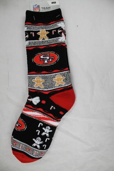 San Francisco 49ers Ugly Xmas Socks