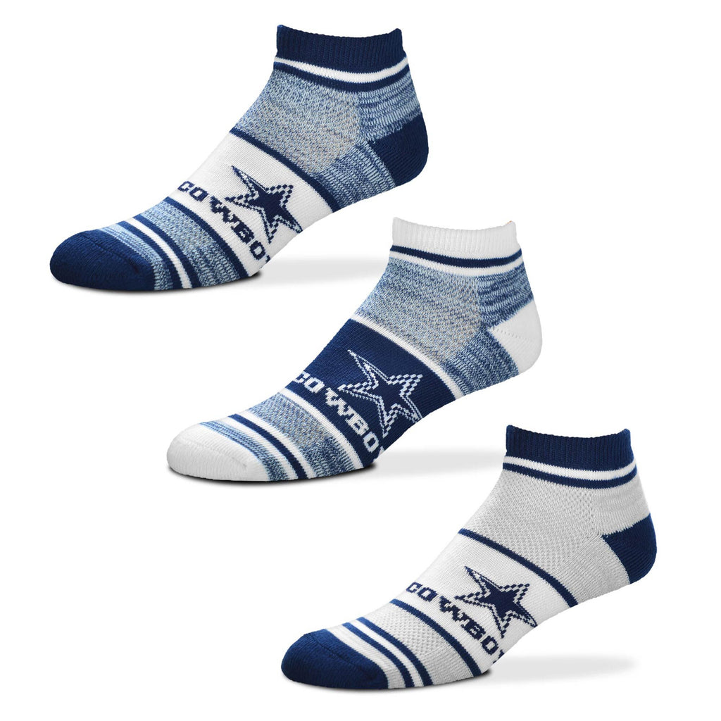 Dallas Cowboys Triplex Heathered Socks - 3 Pack