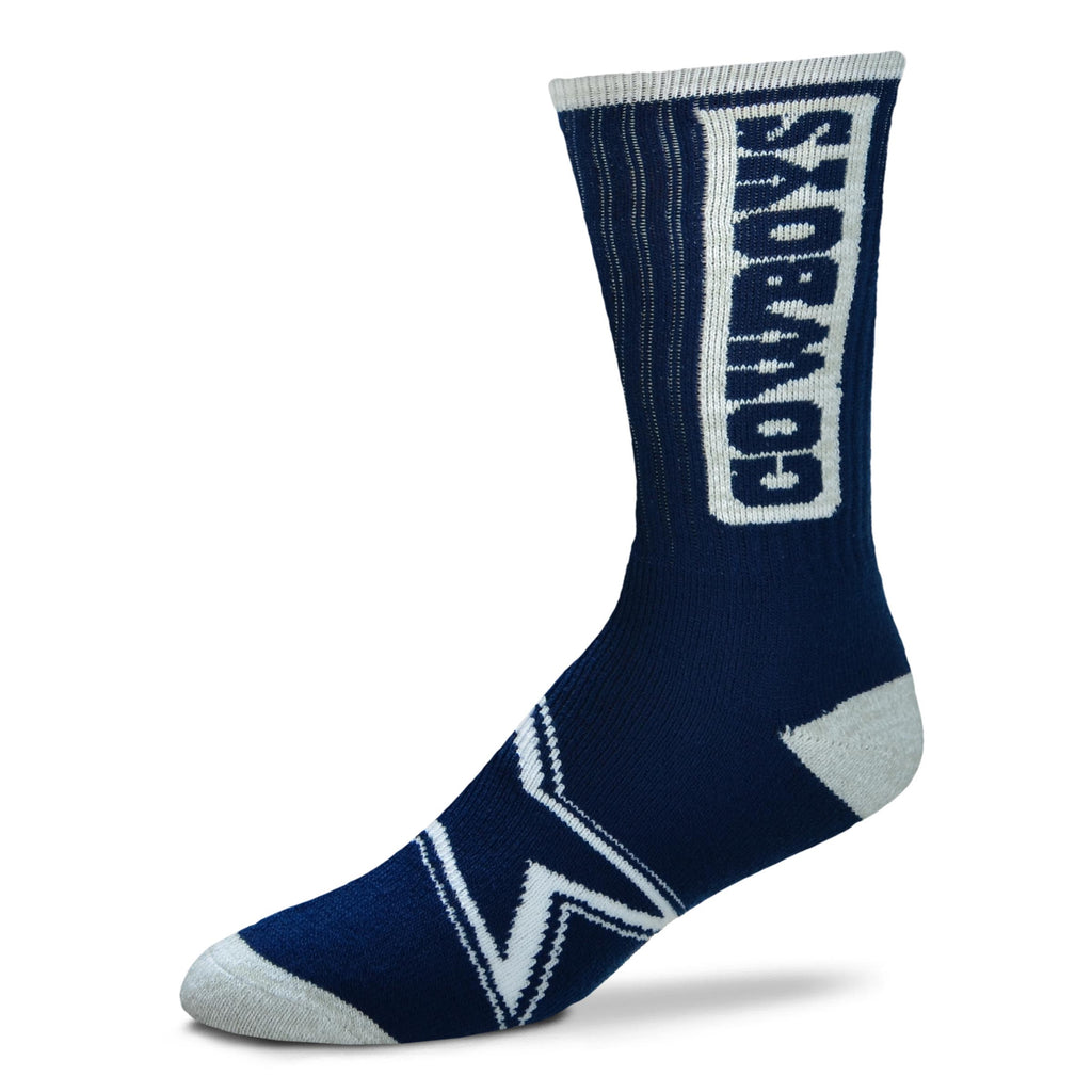 Dallas Cowboys Retro Crush Socks - Large