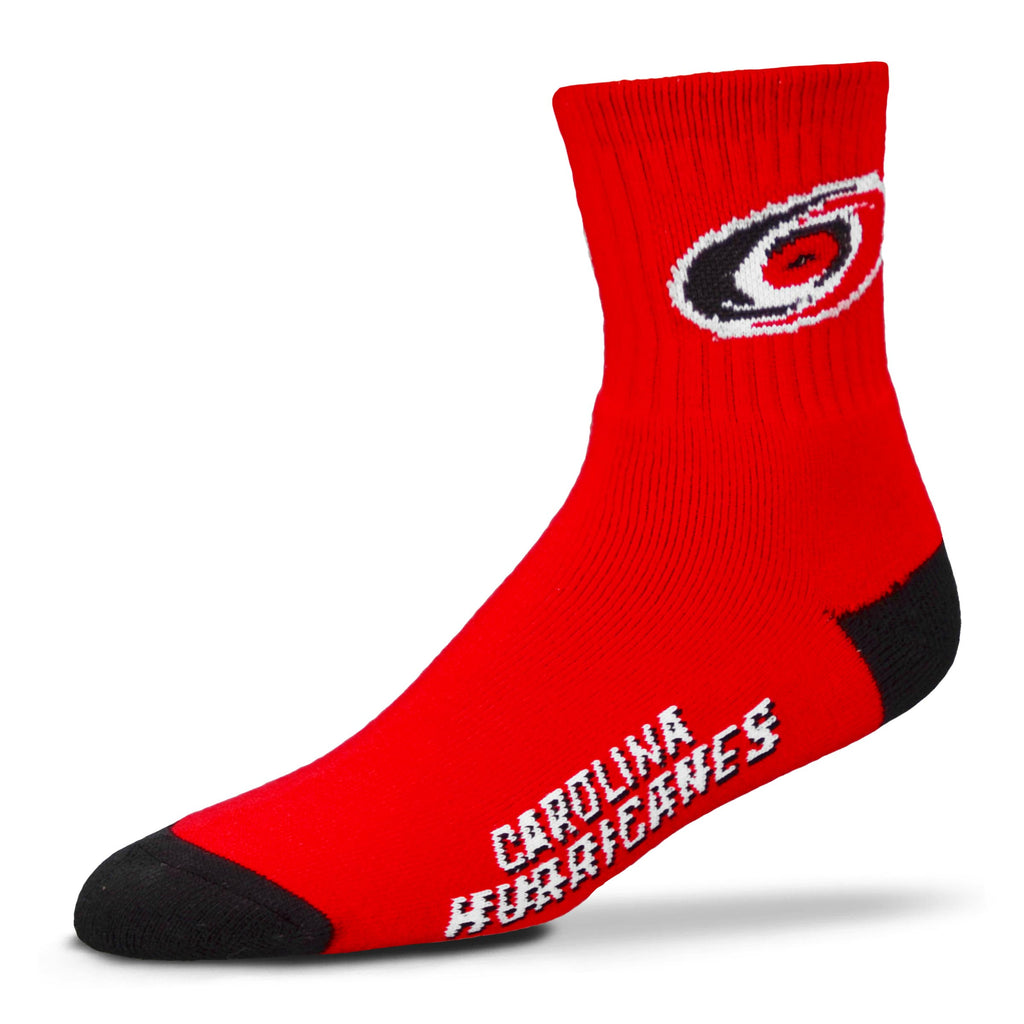 Carolina Hurricanes Team Color Crew Socks - Large