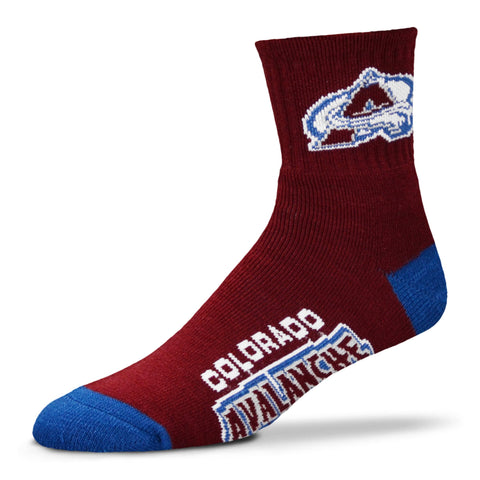 Colorado Avalanche Team Color Crew Socks - Large