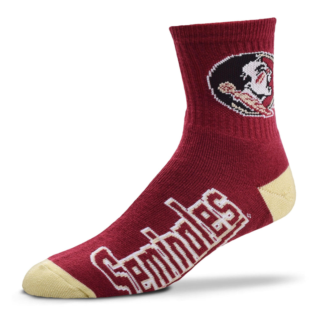 Florida State Seminoles Team Color Crew Socks - Large