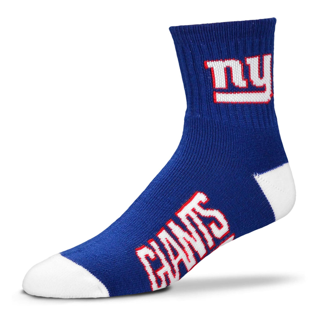 New York Giants Team Color Crew Socks - Large