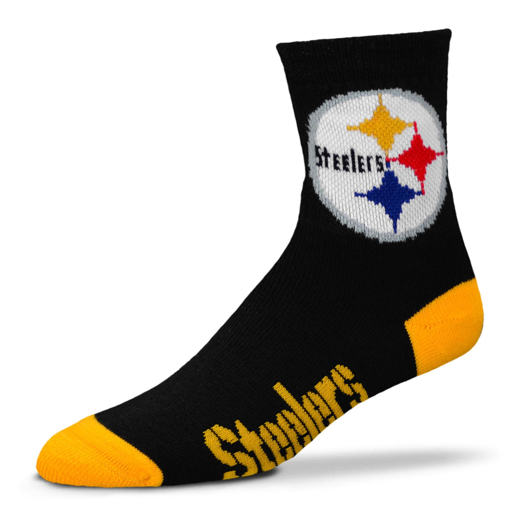 Pittsburgh Steelers Team Color Crew Socks - Youth