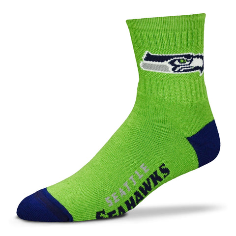 Seattle Seahawks Team Color Crew Socks - Youth