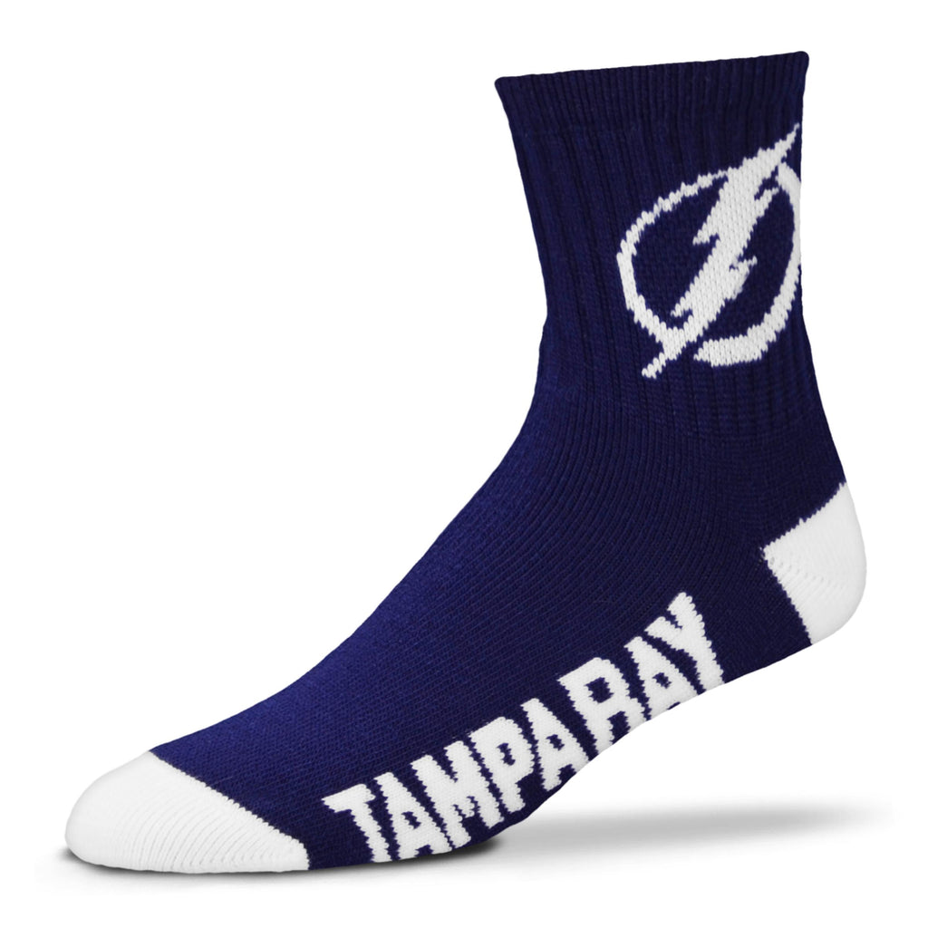 Tampa Bay Lightning Team Color Crew Socks - Large