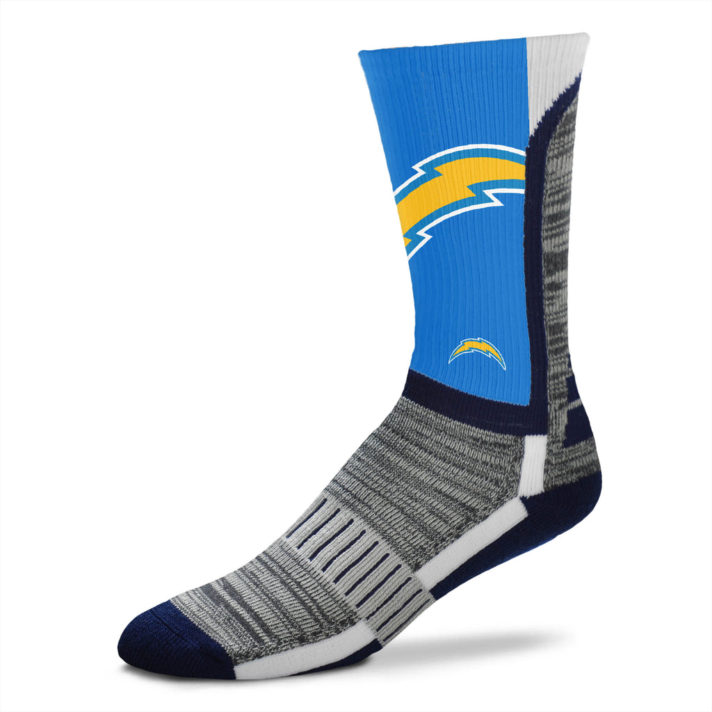 Los Angeles Chargers DyeNamic Big Logo Socks - Large