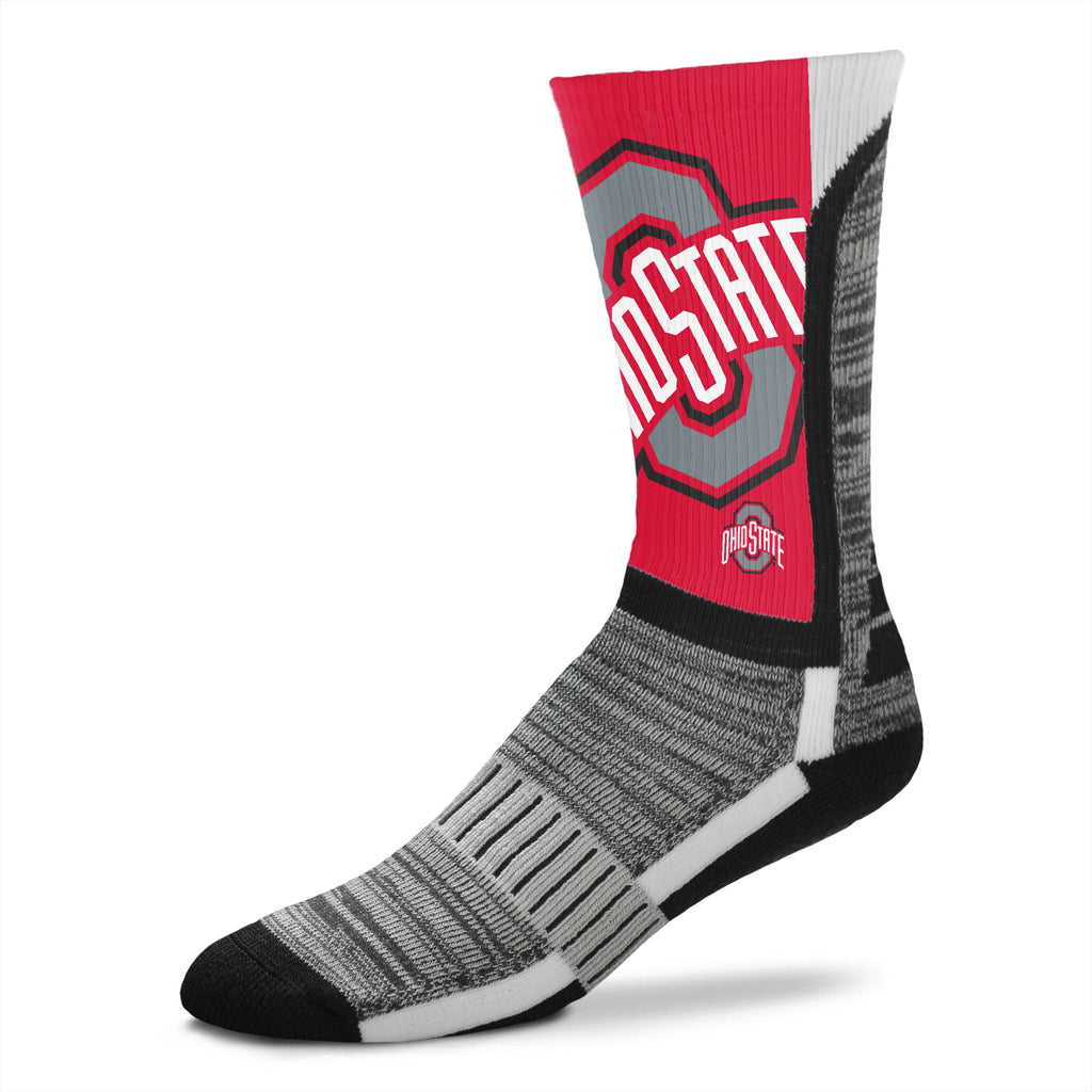 Ohio State Buckeyes DyeNamic Big Logo Socks - Large