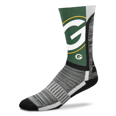 Green Bay Packers DyeNamic Big Logo Socks - Medium