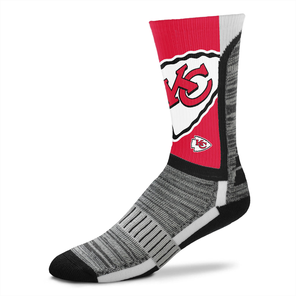 Kansas City Chiefs DyeNamic Big Logo Socks - Medium