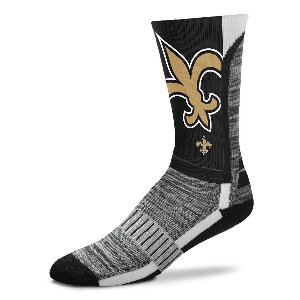 New Orleans Saints DyeNamic Big Logo Socks - Medium