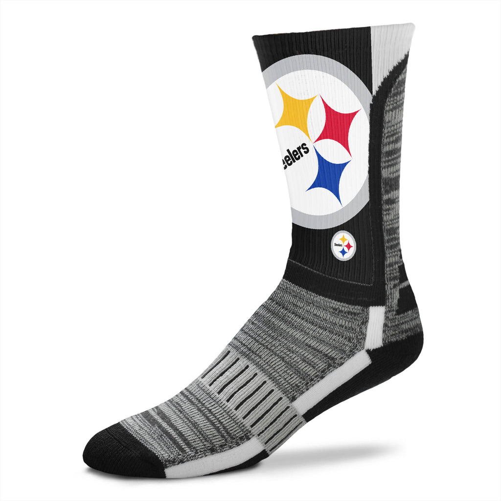 Pittsburgh Steelers DyeNamic Big Logo Socks - Medium