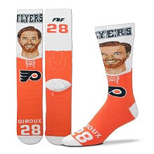 Philadelphia Flyers Claude Giroux Player Selfie Socks - Medium