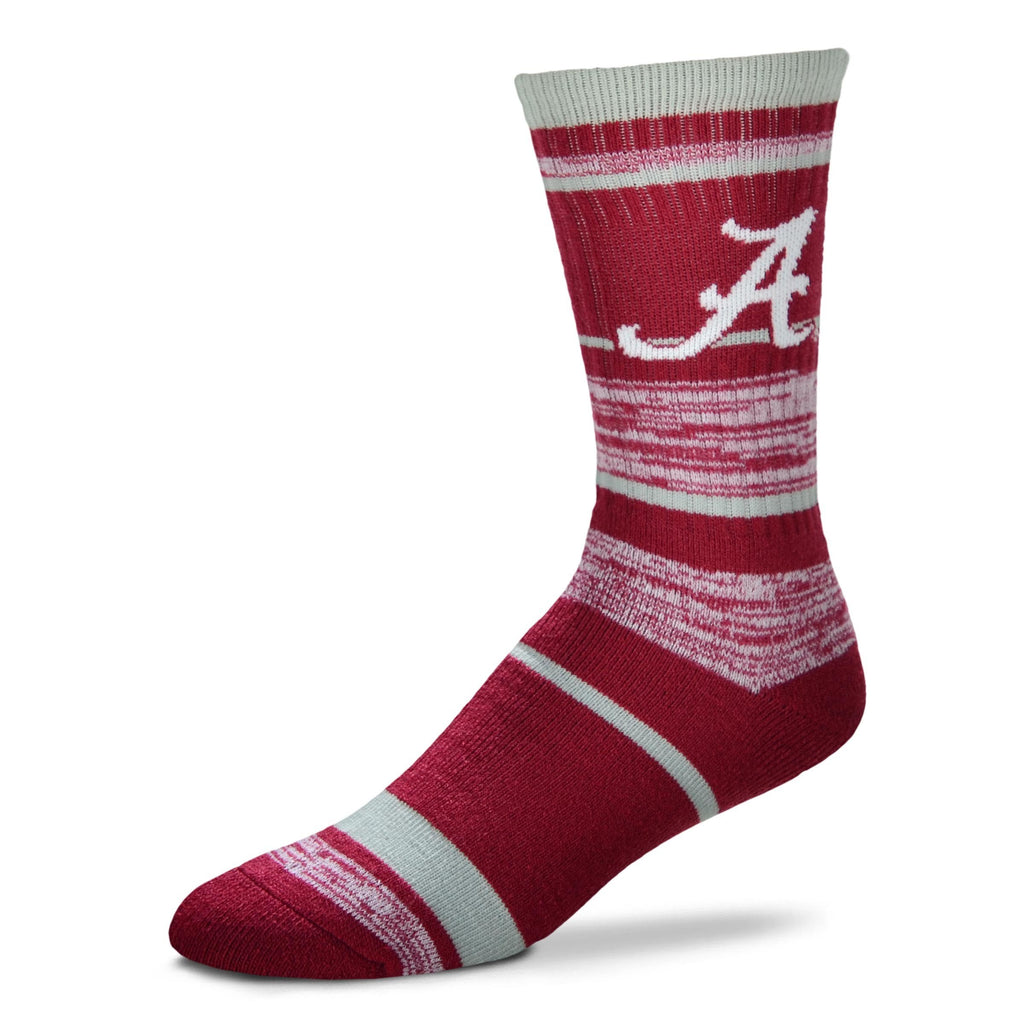 Alabama Crimson Tide RMC Stripe Socks - Large