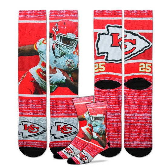 Kansas City Chiefs Rush Player Sock - Large