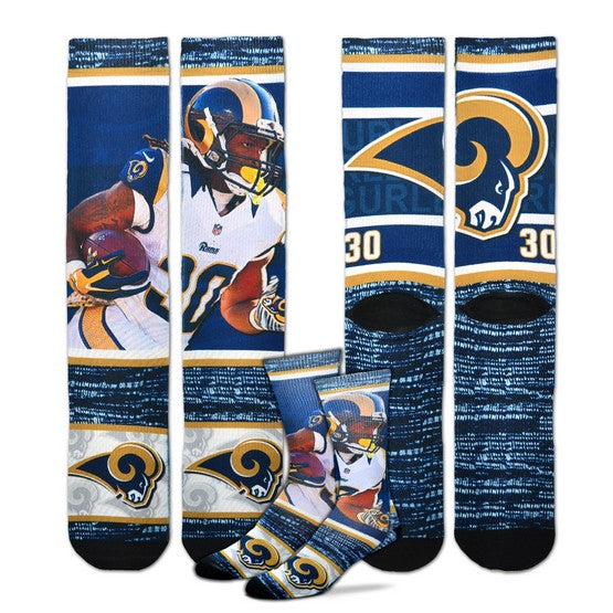 Los Angeles Rams Rush Player Sock - Large