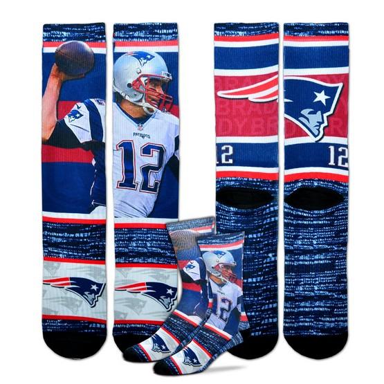 New England Patriots Rush Player Sock - Large