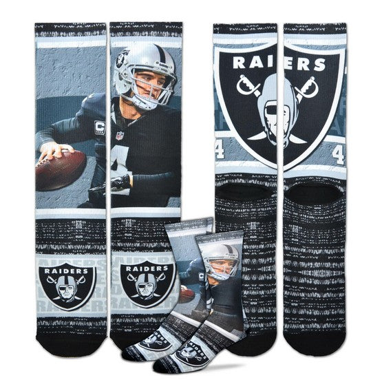 Oakland Raiders Rush Player Sock - Large