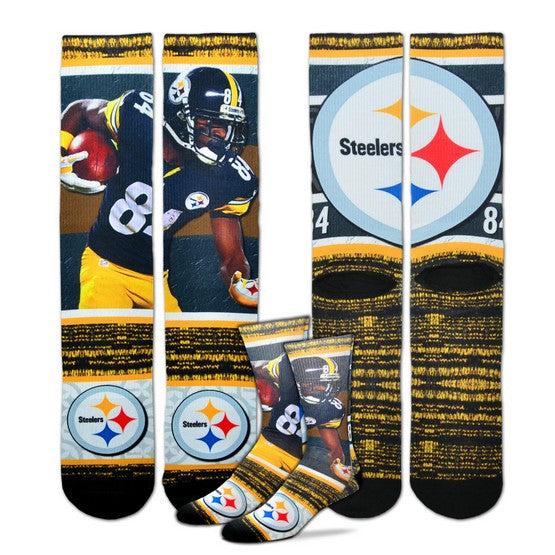 Pittsburgh Steelers Rush Player Sock - Large