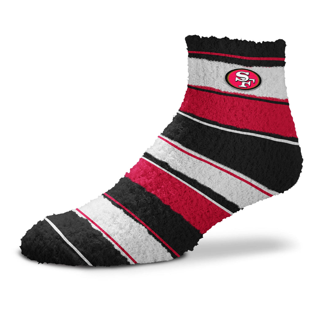 San Francisco 49ers Skip Stripe Sleep Sock - OSFM