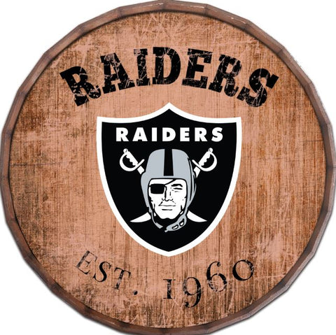 Las Vegas Raiders 16" Established Date Barrel Top