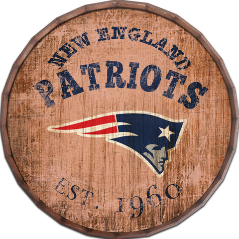 New England Patriots 16" Established Date Barrel Top