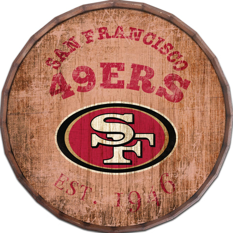 San Francisco 49ers 16" Established Date Barrel Top