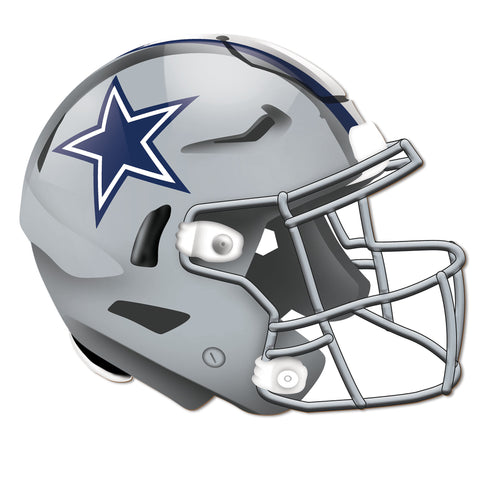 Dallas Cowboys 24" Wooden Cut-Out Authentic Helmet