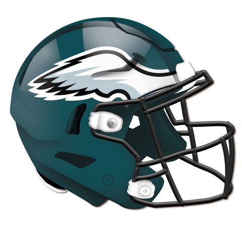Philadelphia Eagles 24" Wooden Cut-Out Authentic Helmet