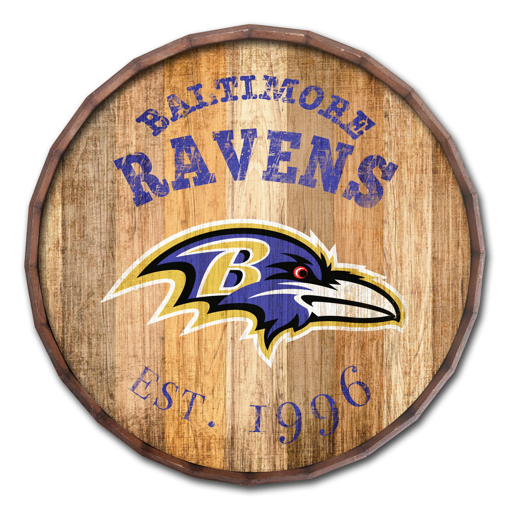 Baltimore Ravens 24" Established Date Barrel Top