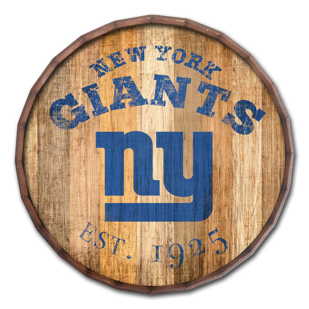New York Giants 24" Established Date Barrel Top
