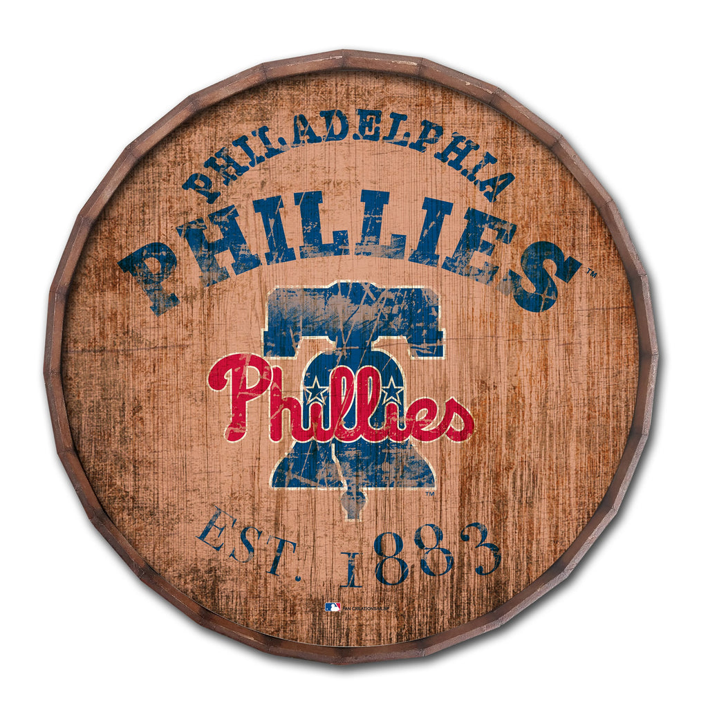 Philadelphia Phillies 24" Established Date Barrel Top