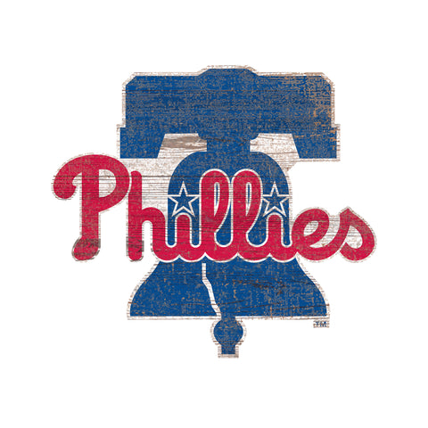 Philadelphia Phillies 24" Logo Cut Out Wall Sign
