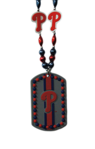 Philadelphia Phillies Dog Tag Beads