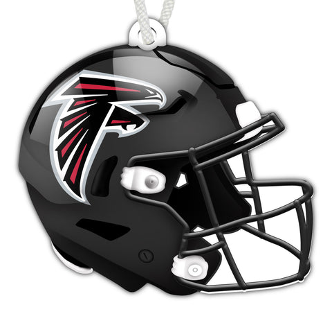 Atlanta Falcons Authentic Wooden Helmet Ornament